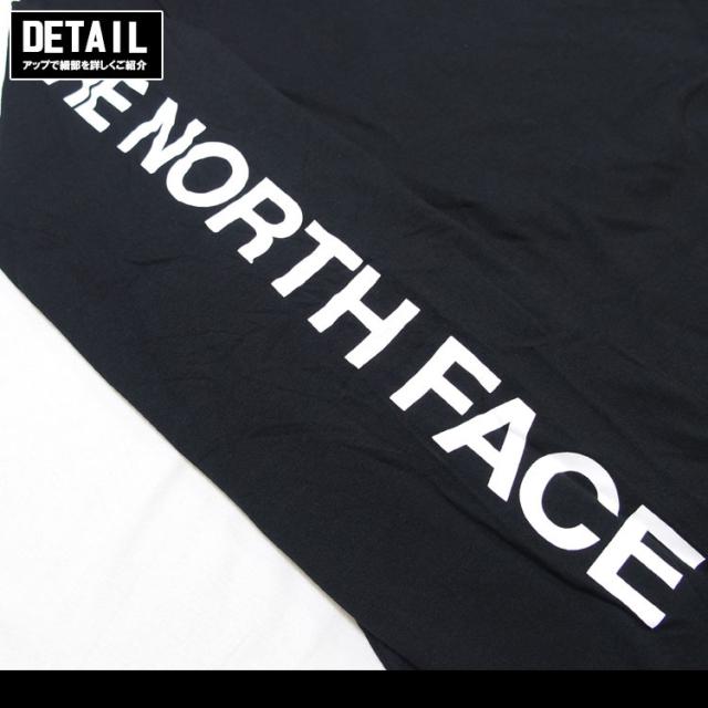 ザ ノースフェイス Tシャツ 長袖 ロンT THE NORTH FACE M L/S TNF SLEEVE HIT TEE 袖ロゴ ブランドロゴ ブラック 黒 大きいサイズ NF01811P USライン_13