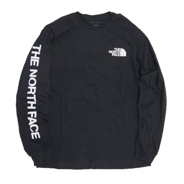 ザ ノースフェイス Tシャツ 長袖 ロンT THE NORTH FACE M L/S TNF SLEEVE HIT TEE 袖ロゴ ブランドロゴ ブラック 黒 大きいサイズ NF01811P USライン_18