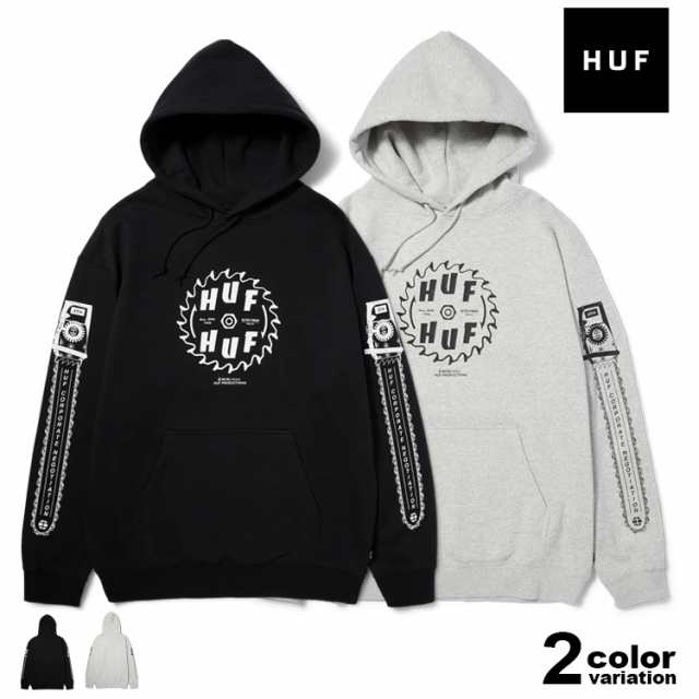 ハフ パーカー プルオーバー スウェット 裏起毛 メンズ HUF BUZZKILL HOODIE PF00619 ストリート スケート トップス