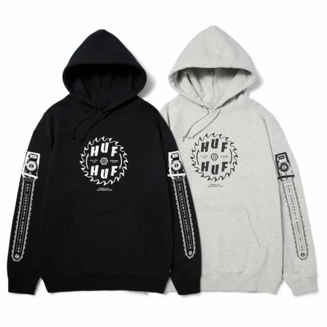 ハフ パーカー プルオーバー スウェット 裏起毛 メンズ HUF BUZZKILL HOODIE PF00619 ストリート スケート トップス