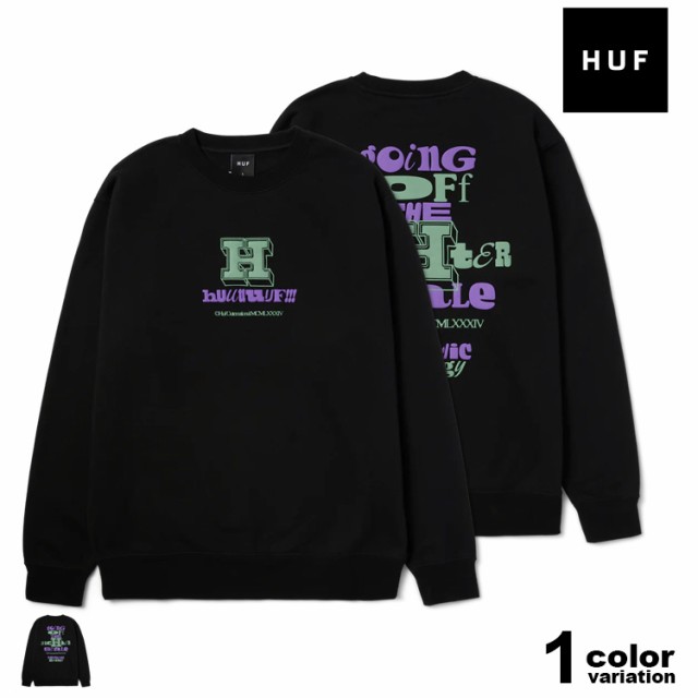 ハフ トレーナー クルーネック スウェット 裏起毛 メンズ HUF HUUUF CREWNECK PF00644 ストリート スケート トップス)