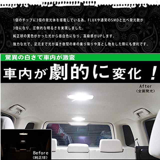 プリウス アルファ T10 LED ルームランプセット 爆光 全面発光