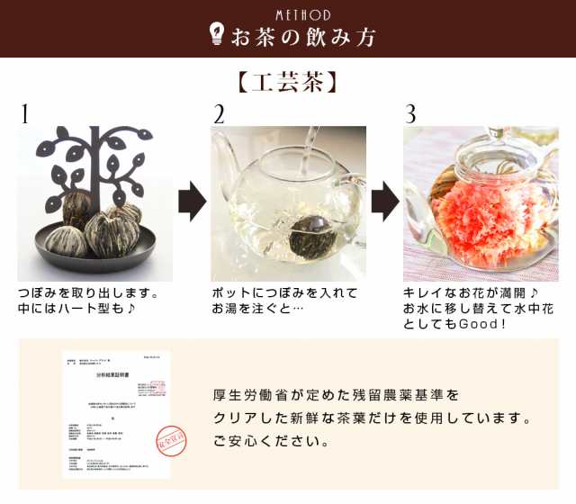 お試し テイスティング 詰合せ お姫様ティーセットプチギフト 工芸茶 花茶 花咲く 八宝茶 バラ茶 自分用 フラワーギフト 中国茶  ハーブテの通販はau PAY マーケット - 中国茶専門店リムテー