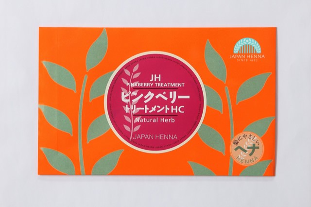 ジャパンヘナ ピンクベリー 100g JAPAN HENNA HC入り 白髪隠し