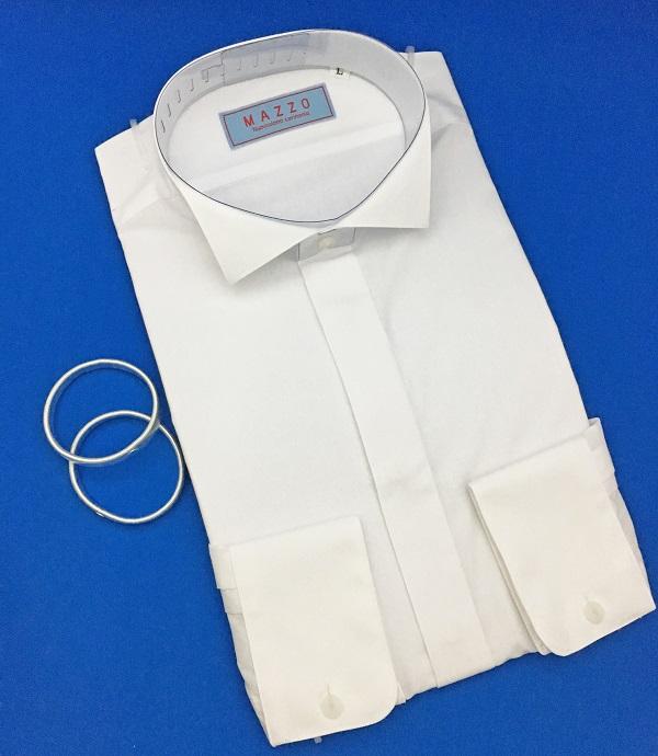 ウィングカラーシャツ ３営業日以内発送 お手ごろ価格 アームバンドのおまけ付き タキシード モーニング シャツの通販はau Pay マーケット 総合ブライダル館 Au Pay マーケット店