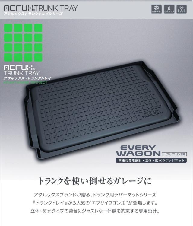 トランクトレイ エブリイワゴン Da17w ラゲッジマット ラゲージトレイ カーゴマット トランクマットの通販はau Pay マーケット オートランド ロードランナー