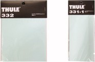 【送料無料】THULE スーリー アベンシスワゴン AZT250W、 AZT255W 7104 7112B 118cm ウイングバーEVO ブラック ベースキャリア　プロテクションシート_4