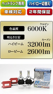 リフレックス CATZ LED ヘッドライトコンバージョンキット H4 ハイ