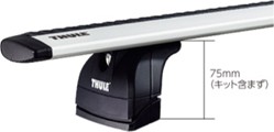 【送料無料】THULE スーリー アウトランダー　GF7W　GF8W　H24/10〜　753+969+4030　ルーフキャリアベース　ダイレクトルーフレール付_1