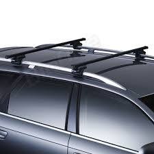 【送料無料】THULE スーリー クラウン・エステート  JZS17#W ルーフレール有り車  7104 TH7122 ベースキャリア newスクエアバー ルーフキャリア