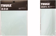 【送料無料】THULE スーリー グランディス NA4W　H15/5〜　ルーフレール付車用 7104 7112B ウイングバーEVO ブラック ベースキャリア プロテクションシート_4