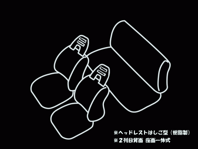 シートカバー スタンダート ジムニー JA11V ブラック　コーリン　エムライン_3