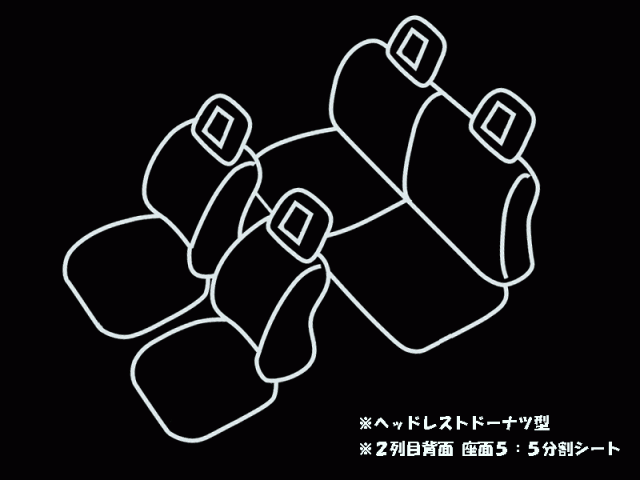 シートカバー スタンダート ジムニー JA22W ブラック　コーリン　エムライン_3