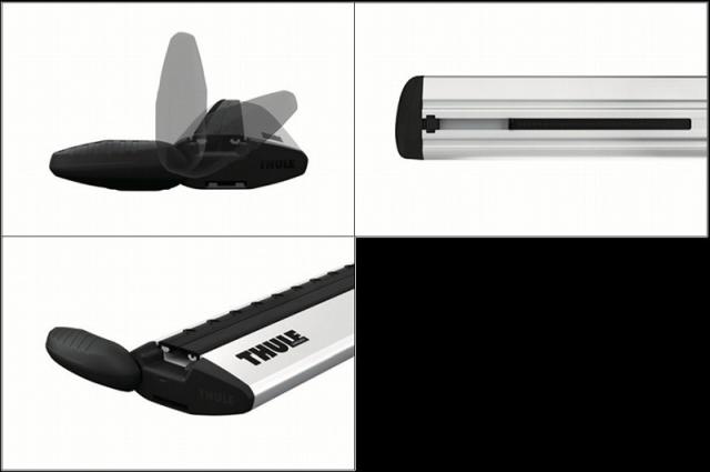 【送料無料】THULE スーリー メルセデスベンツ BENZ Eクラスクーペ 207# 753 7112 3083 ベースキャリア ウインバーEVO ルーフキャリア