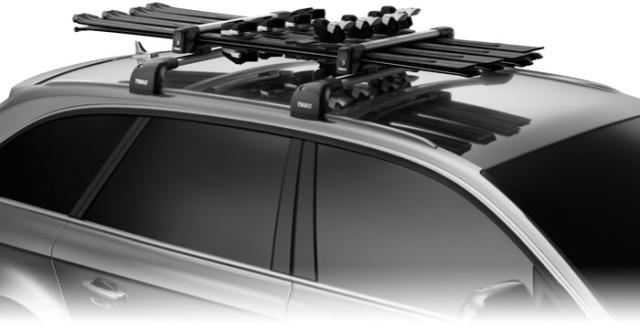 【送料無料】THULE スーリー スキースノボーキャリア 7322の通販は