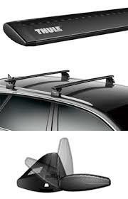 【送料無料】THULE スーリー FIAT グランデプント 754 7112B 118cm 1598  ベースキャリア　 ウイングバーEVO ブラック 保護シート進呈中の通販は