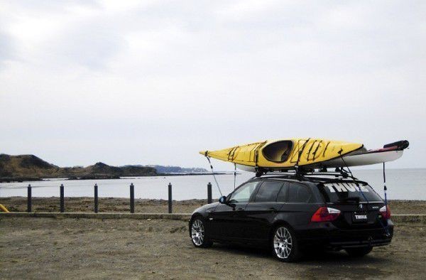 【送料無料】THULE スーリー FIAT グランデプント 754 7112B 118cm 1598  ベースキャリア　 ウイングバーEVO ブラック 保護シート進呈中の通販は