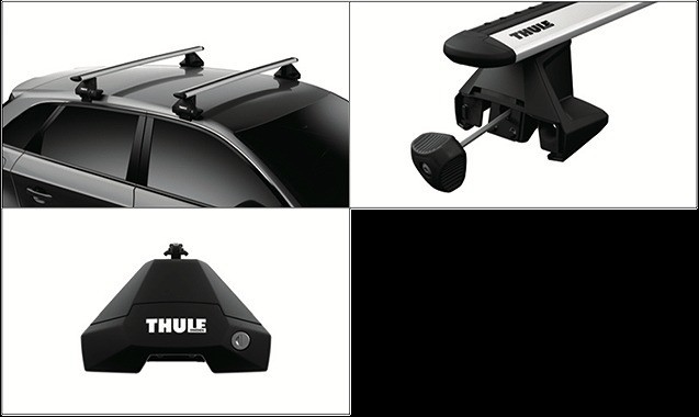 THULE スーリー マツダ CX-3 DK-5 7105 7113 5136ルーフキャリア