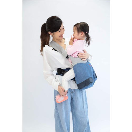 たためるヒップシートとマザーズバッグがひとつに DaG7 ダッグ7   デニム 7か月 TeLasbaby テラスベビー  （送料無料 北海道、沖縄、離島は配送不可）_1