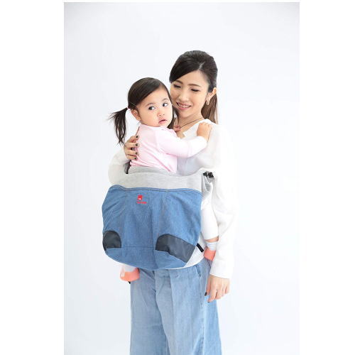たためるヒップシートとマザーズバッグがひとつに DaG7 ダッグ7   デニム 7か月 TeLasbaby テラスベビー  （送料無料 北海道、沖縄、離島は配送不可）_2