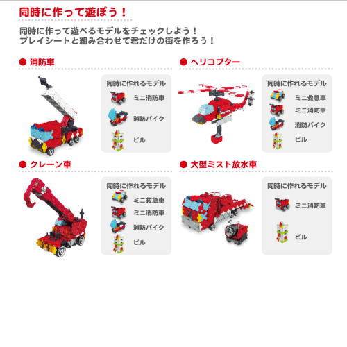おまけつき LaQハマクロンコンストラクター ファイヤーステーション ラキュー 006974 ヨシリツ 立体 ブロック 7歳から 知育玩具 （送料無料 北海道、沖縄、離島は配送不可）_3