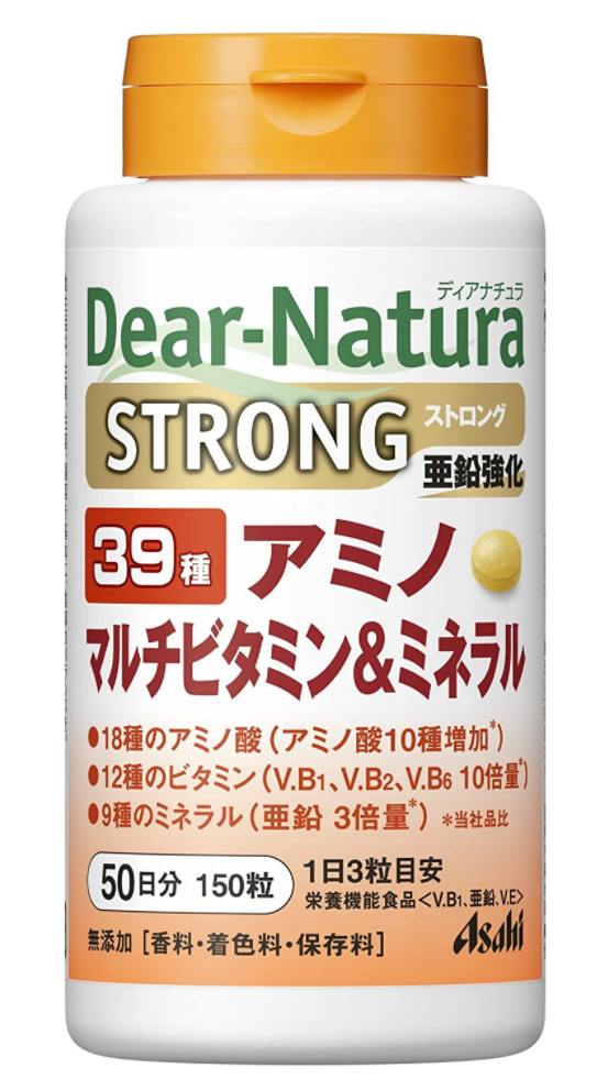 アサヒ ディアナチュラ ストロング39 アミノ マルチビタミン＆ミネラル 150粒(50日分) 6個セット【送料無料】【栄養機能性食品】