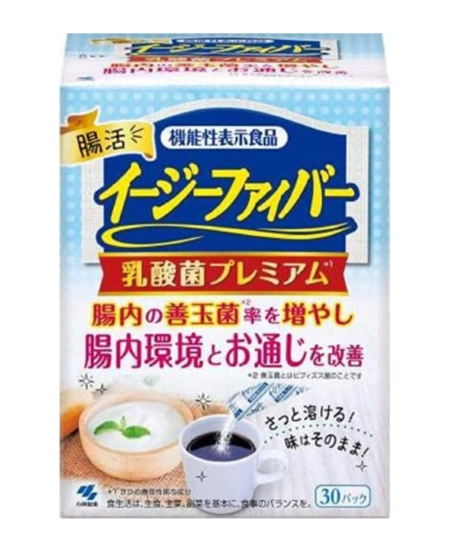 小林製薬 イージーファイバー 乳酸菌プレミアム 30パック 4個セット【送料無料】【機能性表示食品】