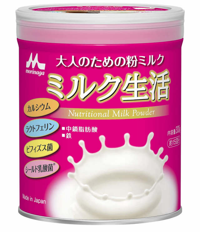 森永乳業 大人のための粉ミルク ミルク生活 300g 4個セット【送料無料】　