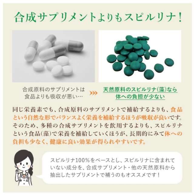 スピルリナ普及会 スピルリナ 100％ 詰替用 6000粒 3個セット【送料無料】_2