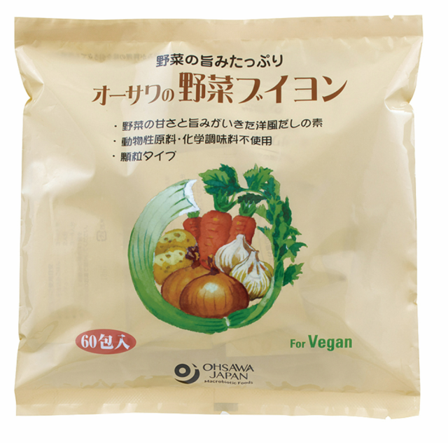 オーサワの野菜ブイヨン (大徳用) 300g(5g×60包) 5個セット【送料無料】