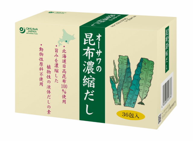 オーサワの昆布濃縮だし 180g(5g×36包) 6個セット【送料無料】