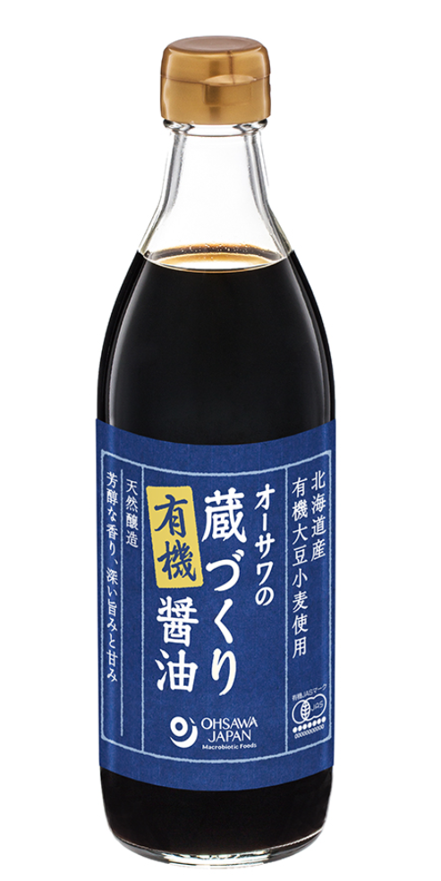 オーサワジャパン オーサワの蔵づくり有機醤油 500ml 12本セット(1ケース)【送料無料】 
