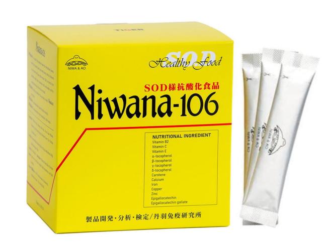 TIGER SOD様食品抗酸化食品 Niwana-106(ニワナ-106)（3g×90包）2個セット【送料無料】