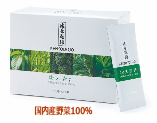 サンスター 健康道場 粉末青汁 (10g×30包) 3個セット【送料無料】