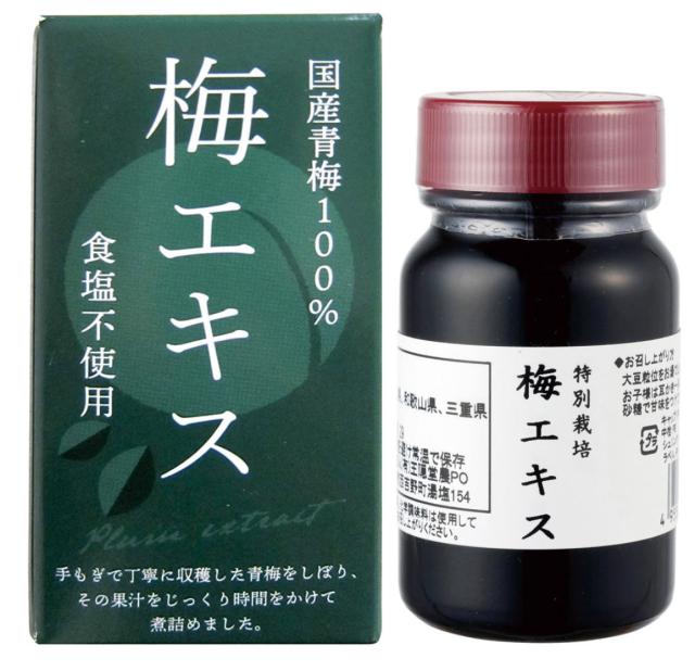 王隠堂 特別栽培梅エキス 65g 3個セット【送料無料】青梅エキス