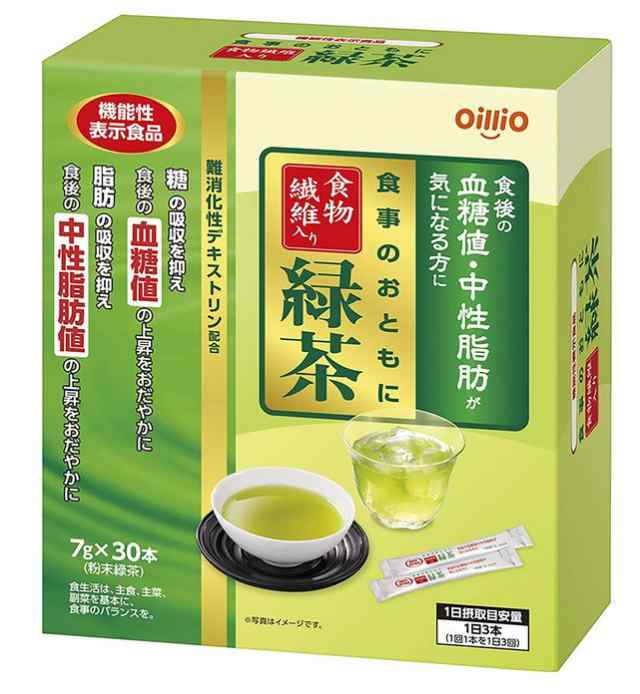 日清オイリオ 食物繊維入り 緑茶 30包 6個セット【送料無料】【機能性表示食品】血糖値