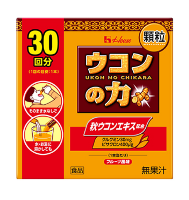 ハウス ウコンの力 顆粒（1.1g×30本）6個セット【送料無料】