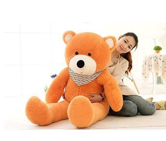 大型くまのぬいぐるみ/140cm/PLUSH TEDDY BEAR 53inch