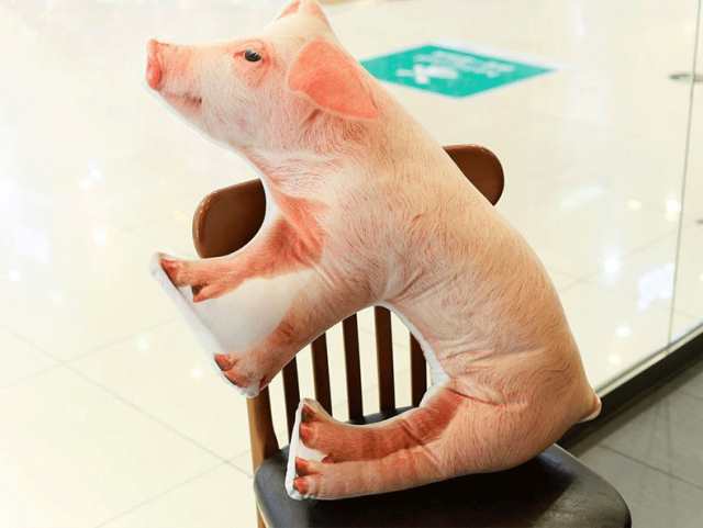 可愛いブタ 豚猪 クッション 抱き枕 オフィス用にも いのししの ぬいぐるみ ふわふわ おもちゃ 誕生日 贈り物の通販はau Pay マーケット タカヤマ商事