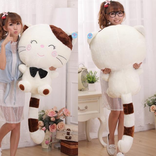 ねこ ぬいぐるみ 猫 ネコ 特大 可愛い動物ぬいぐるみ 手触りふわふわ かわいいぬいぐるみ 60cmの通販はau Pay マーケット タカヤマ商事