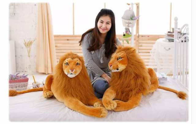 ぬいぐるみ 特大 ライオン タイガー 大きい70cm 動物 可愛い ライオンライオン 縫い包み ライオン抱き枕 お祝い ふわふわぬいぐるみの通販はau Pay マーケット タカヤマ商事