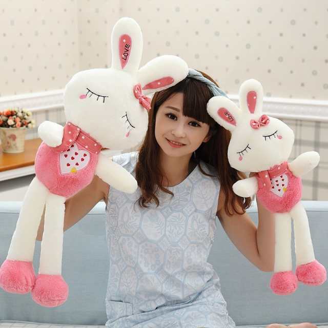 ウサギ ぬいぐるみ うさぎ 特大 抱き枕 大きいサイズ 2色 60cm 可愛い兎 子供のプレゼントバレンタインデー/ふわふわぬいぐるみの通販はau  PAY マーケット - タカヤマ商事