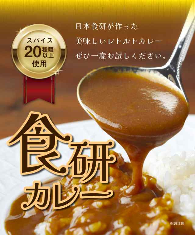 送料無料 食研カレー 2食(200g×2) 日本食研 中辛 レトルトカレー ポイント消化 食品 お試し ポイント消費 グルメ 非常食 保存食  防災の通販はau PAY マーケット - 築地ばんや | au PAY マーケット－通販サイト