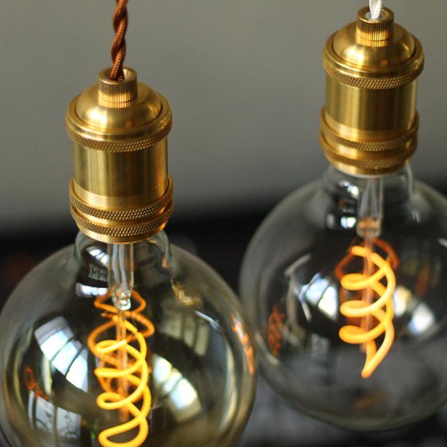 e26 ダクトレール用 ペンダントライト照明器具 アンティーク調金色 ゴールド e26 ダクトレール用 ペンダントライト照明器具 アンティーク調金色