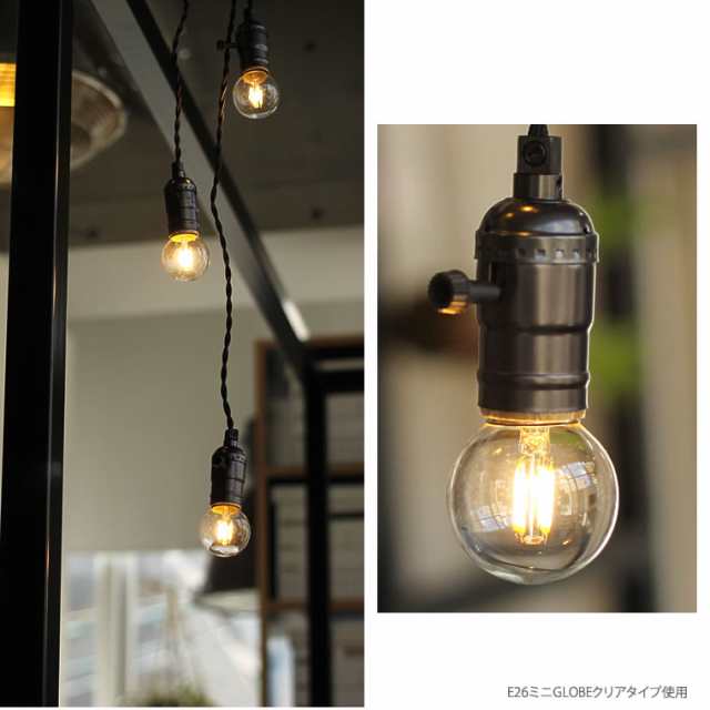調光器対応】【E26ミニボール球】エジソンバルブ ミニGLOBE(LED