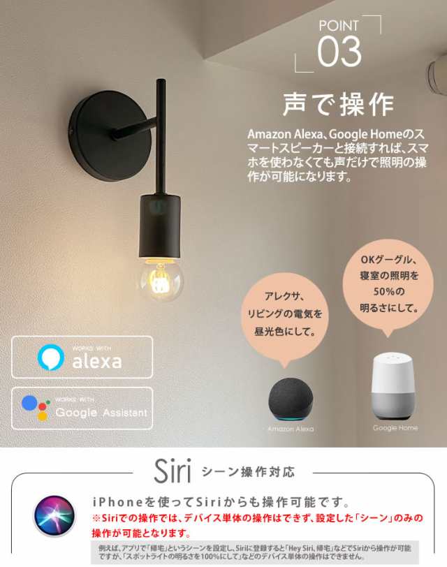 EdisonBulb 5個セット スマートLED電球 エジソンバルブLED