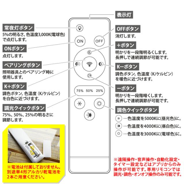 エジソンスマート専用リモコン リモートコントローラー 照明