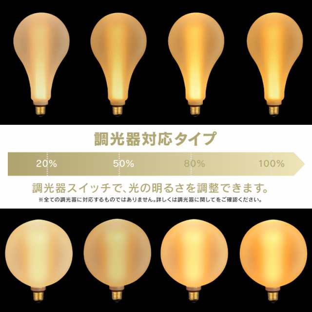 5個セット】調光器対応 E26ノスタルジアBIGノーマルフロスト 