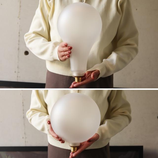 【5個セット】調光器対応 E26ノスタルジアBIGノーマルフロスト ノスタルジアBIGグローブフロスト エジソンバルブLED エジソン電球 LED フロストガラス 艶消し すりガラス 3.5W 大きい ボール球 ボール型 ビッグ ラージ A形電球 眩しくない 暗め 間接照明 おしゃれ リラックス