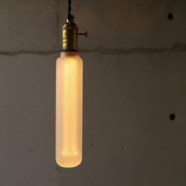 【5個セット】調光器対応 E26ノスタルジアBIGチューブフロスト エジソンバルブLED エジソン電球 フロストガラス 艶消し マット すりガラス 3.5W 大きい 長い 筒型電球 円筒型 眩しくない 電球色 レトロ 暗め ビッグ シリンダー電球 飲食店 寝室 LED電球 ランプ